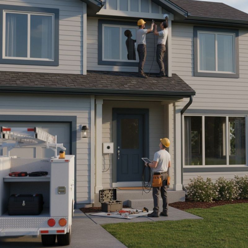 Security Fence Installation detail