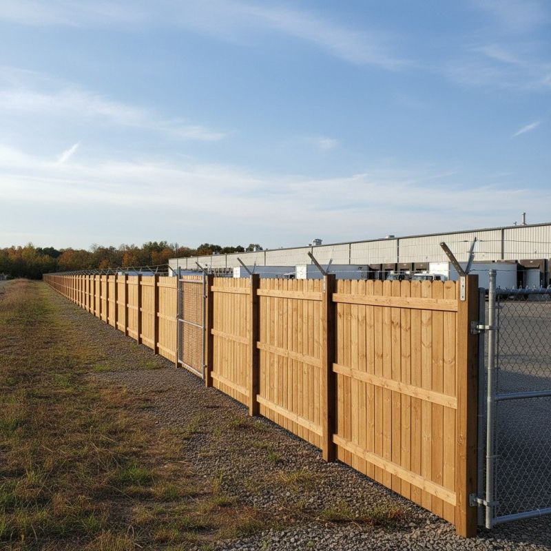 Industrial Fence Installation