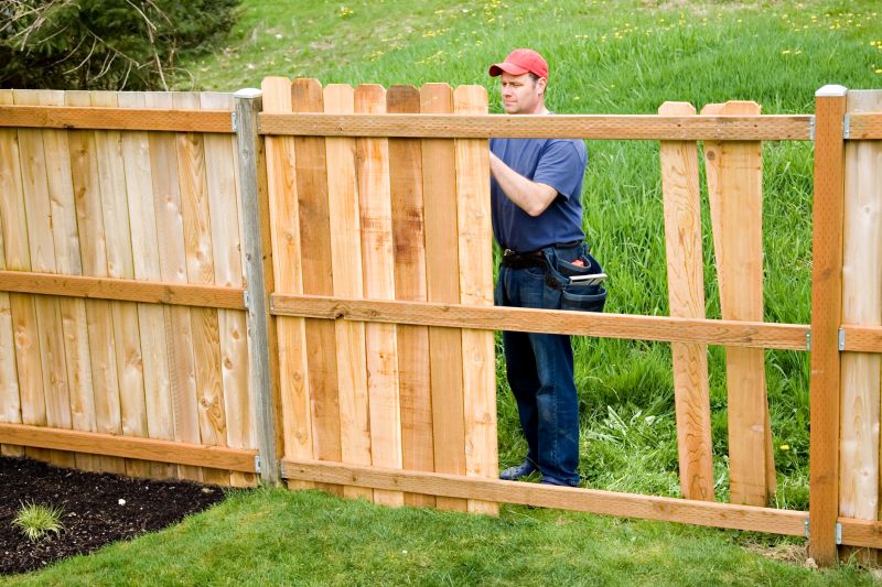 Leaning Fence Repair